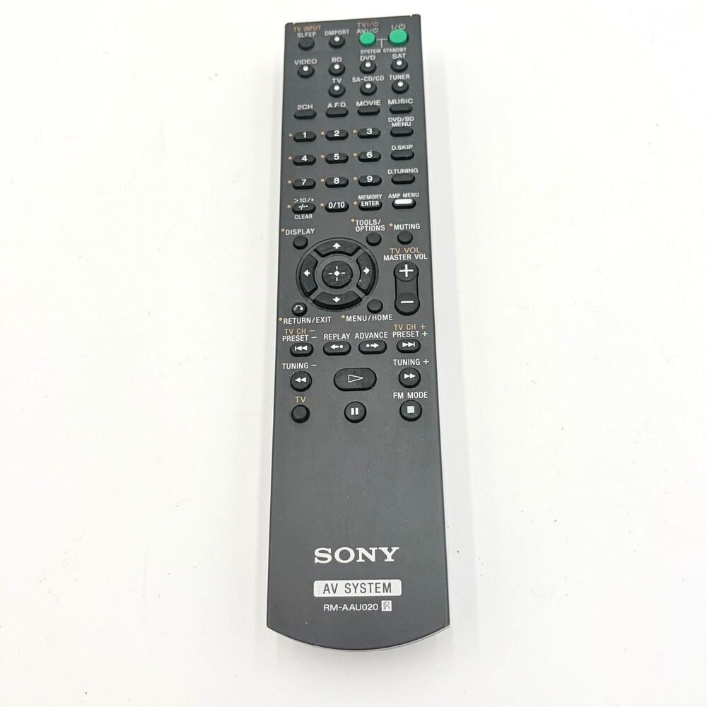 Sony RM-AAU020 AV System Remote Control Oem Original Tested